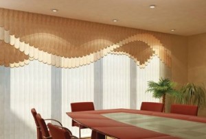 multi textured vertical blinds